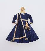Blue Embroidery Anarkali