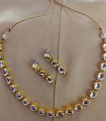 Oval Shape Real Dibbi Kundan Kundan Jewellery Set
