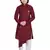 Kids Maroon Kurta Pajama Set For Boys 