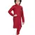 Kids Red Kurta Pyjama Set For Boys 