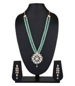 Multicolor long moti set  alloy  necklaces