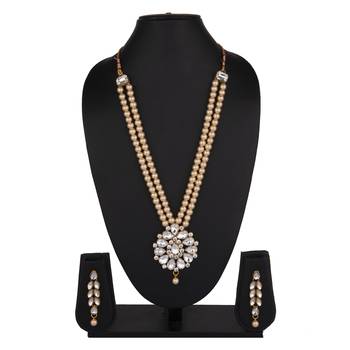Multicolor long moti set  alloy  necklaces 1