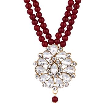 Multicolor long moti set  alloy  necklaces 3