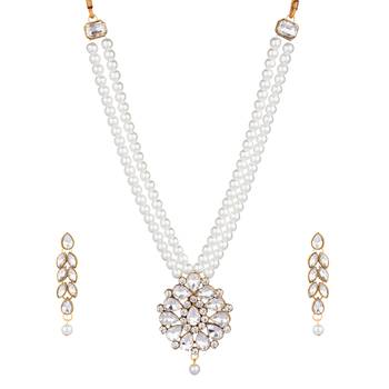 Multicolor long moti set  alloy  necklaces 2