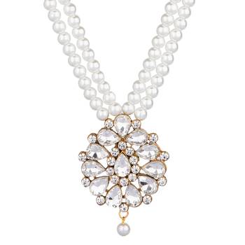 Multicolor long moti set  alloy  necklaces 3