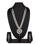 Multicolor long moti set  alloy  necklaces