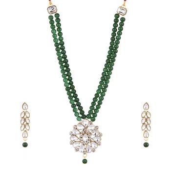 Multicolor long moti set  alloy  necklaces 2