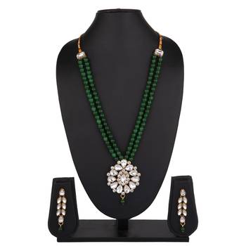 Multicolor long moti set  alloy  necklaces 1