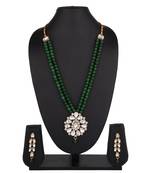 Multicolor long moti set  alloy  necklaces