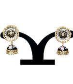 Multicolor kundan  minakari jumki  jhumkas