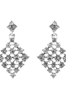 Multicolor ston and  silver alloy necklaces