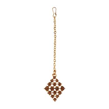 Multicolor ston and gold alloy necklaces 3