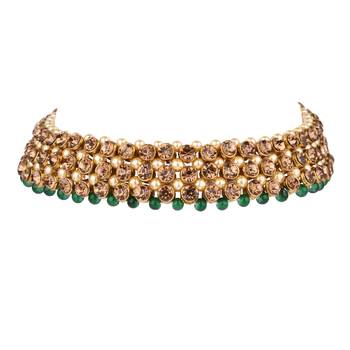 Multicolor kundan and alloy necklaces 2