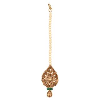 Multicolor kundan and alloy necklaces 4