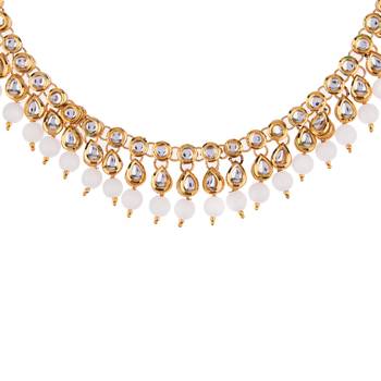 Multicolor kundan and alloy necklaces 2