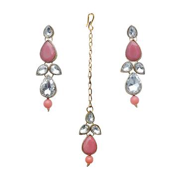 Multicolor kundan and alloy necklaces 4