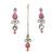 Multicolor kundan and alloy necklaces