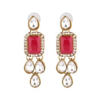 Multicolor kundan and alloy necklaces 2