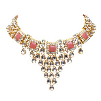 multicolor moti chokar set  alloy necklaces set 3