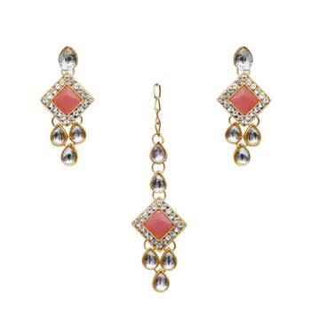 multicolor moti chokar set  alloy necklaces set 4