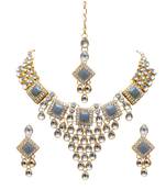 multicolor moti chokar set  alloy necklaces set