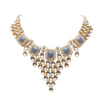 multicolor moti chokar set  alloy necklaces set 3