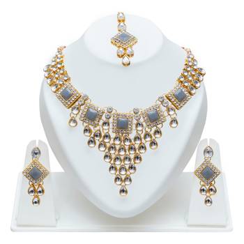 multicolor moti chokar set  alloy necklaces set 4