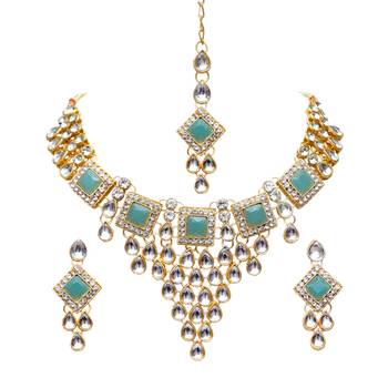 multicolor moti chokar set  alloy necklaces set 2