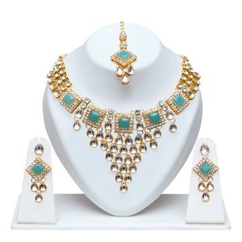 multicolor moti chokar set  alloy necklaces set 1