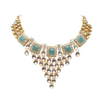 multicolor moti chokar set  alloy necklaces set 3