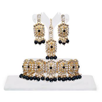 multicolor moti chokar set  alloy necklaces set 2
