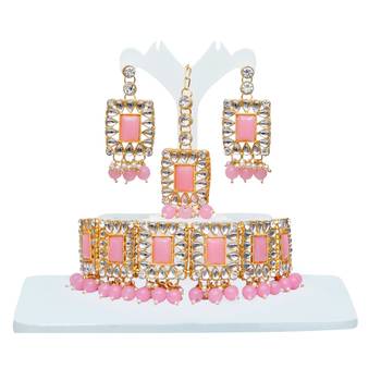 multicolor moti chokar set  alloy necklaces set 1