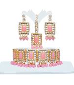 multicolor moti chokar set  alloy necklaces set