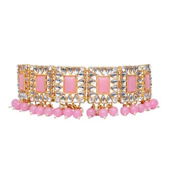 multicolor moti chokar set  alloy necklaces set 3