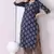 INDIGO PRINTED KURTA AND BOTTOM