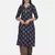 INDIGO PRINTED KURTA AND BOTTOM