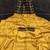 Kimisha Women's Woven Cotton silk Dark Yellow saree with Runing blouse