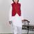 Boy's Cotton Kurta Pyjama and Waistcoat Set