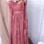 MAROON PRINTED KAFTAN WITH EMBROIDERED BELT