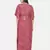 MAROON PRINTED KAFTAN WITH EMBROIDERED BELT