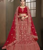 Exclusive Heavy Red Bridal Lehnga
