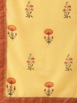 Yellow Color Floral Designed Printed Lehenga Choli With Dupatta 5