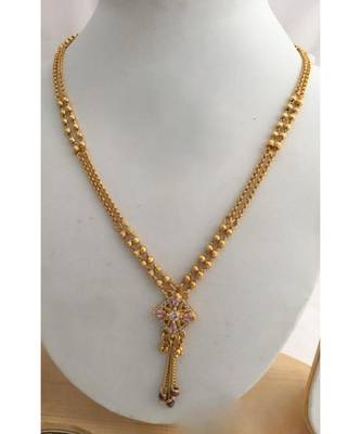 Yellow gold_plated Brass set of   pcs chain 1