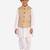 White plain pure cotton boys-dhoti-kurta