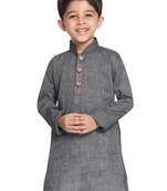  Handloom Black Kurta