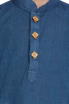  Handloom Blue Kurta