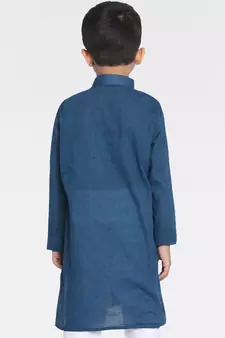  Handloom Blue Kurta