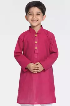   Handloom Purple Kurta