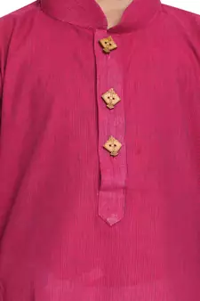   Handloom Purple Kurta