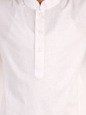  White Kurta And Dhoti Set 4